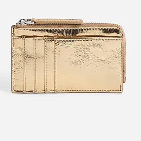 NWT Madewell The Essential Zip Card Case Wallet in Leather - Picture 1 of 4